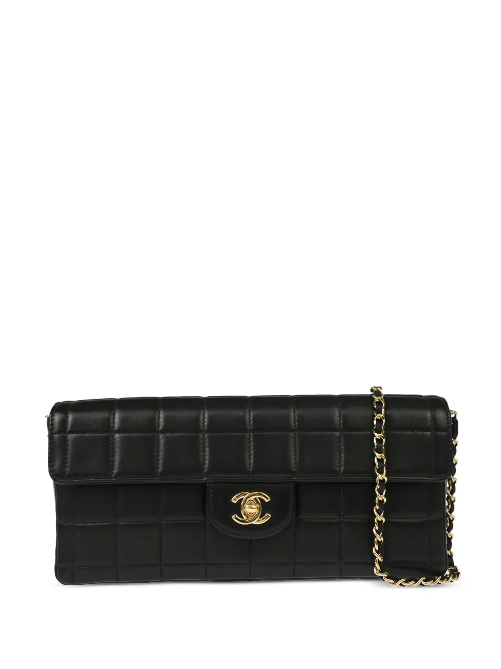 CHANEL Pre-Owned 2003 East West Choco Bar shoulder bag | Black | Image 1