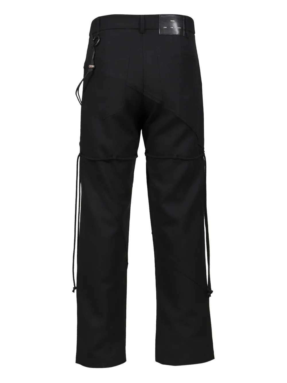 Song For The Mute Broek met logopatch en vlakken - Zwart