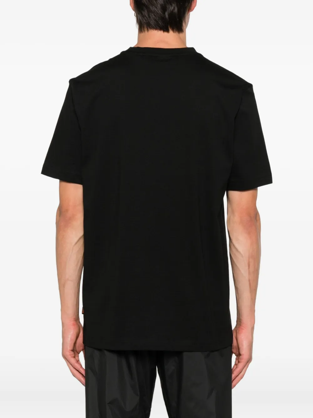 BOSS T-shirt met logoprint Zwart