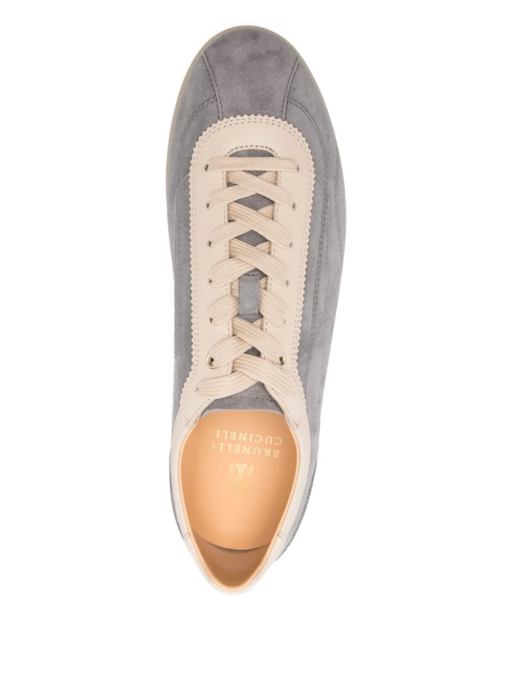Brunello Cucinelli suede sneakers Grey