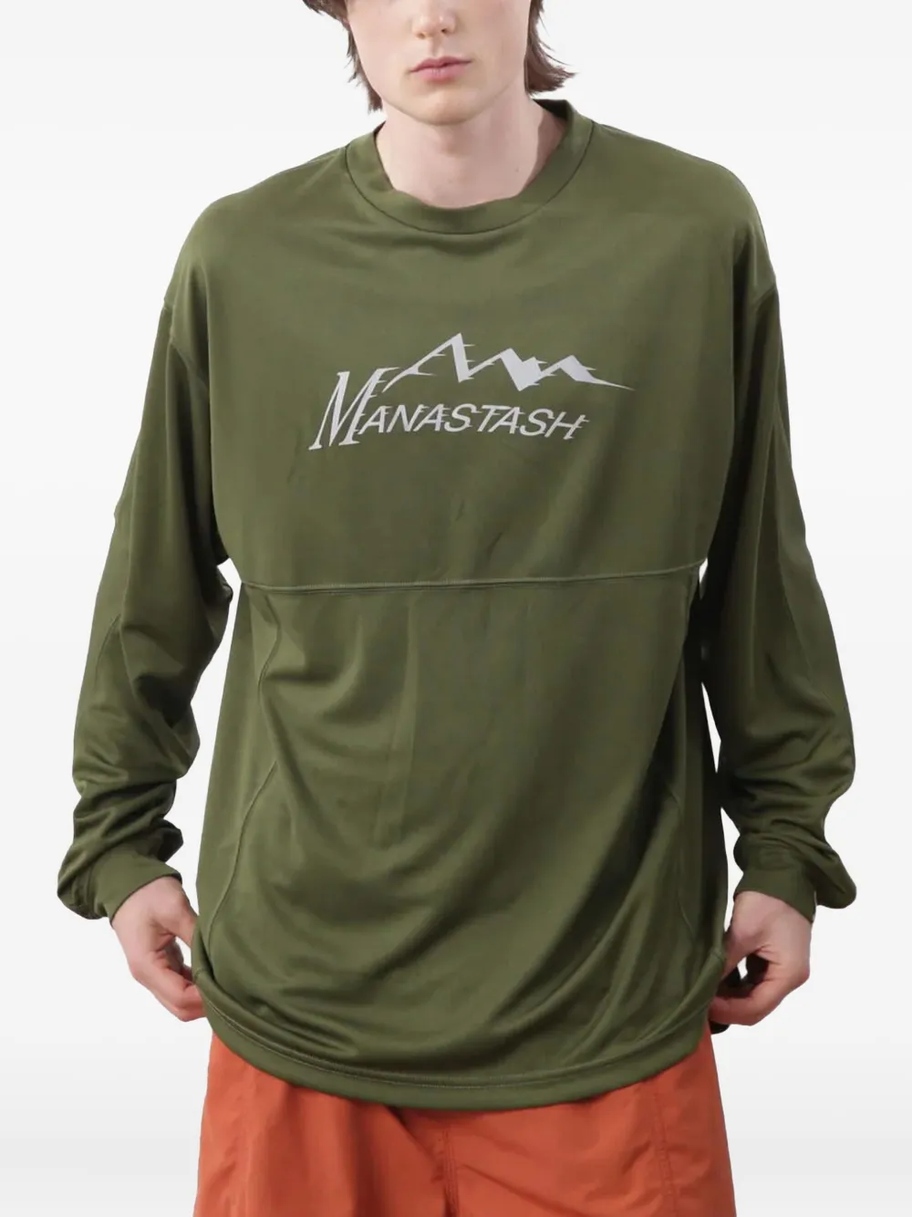 MANASTASH logo长袖T恤 | T恤 | Image 2