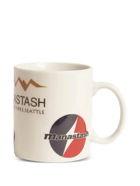 MANASTASH logo印花马克杯