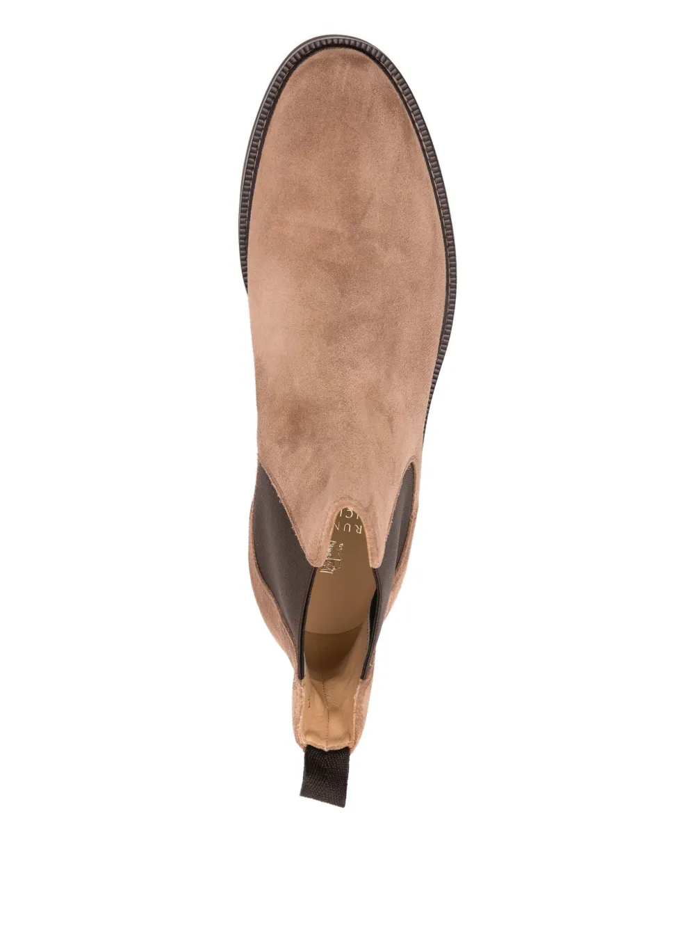 Brunello Cucinelli suede Chelsea boots Brown