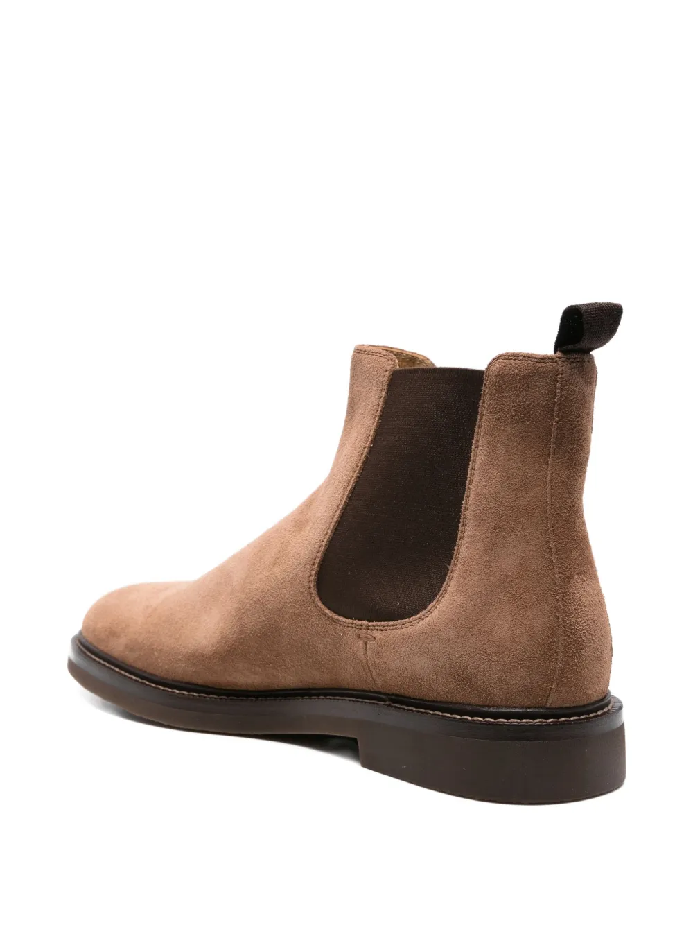 Brunello Cucinelli suede Chelsea boots Brown