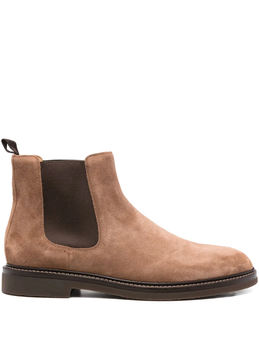 Brunello Cucinelli suede Chelsea boots Bruin