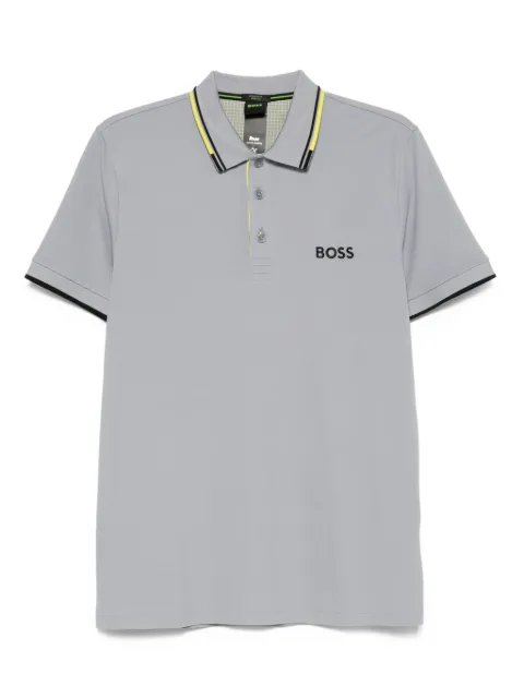BOSS tipped-collar polo shirt