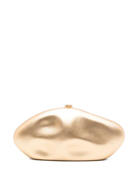 Cult Gaia Caldera leather clutch