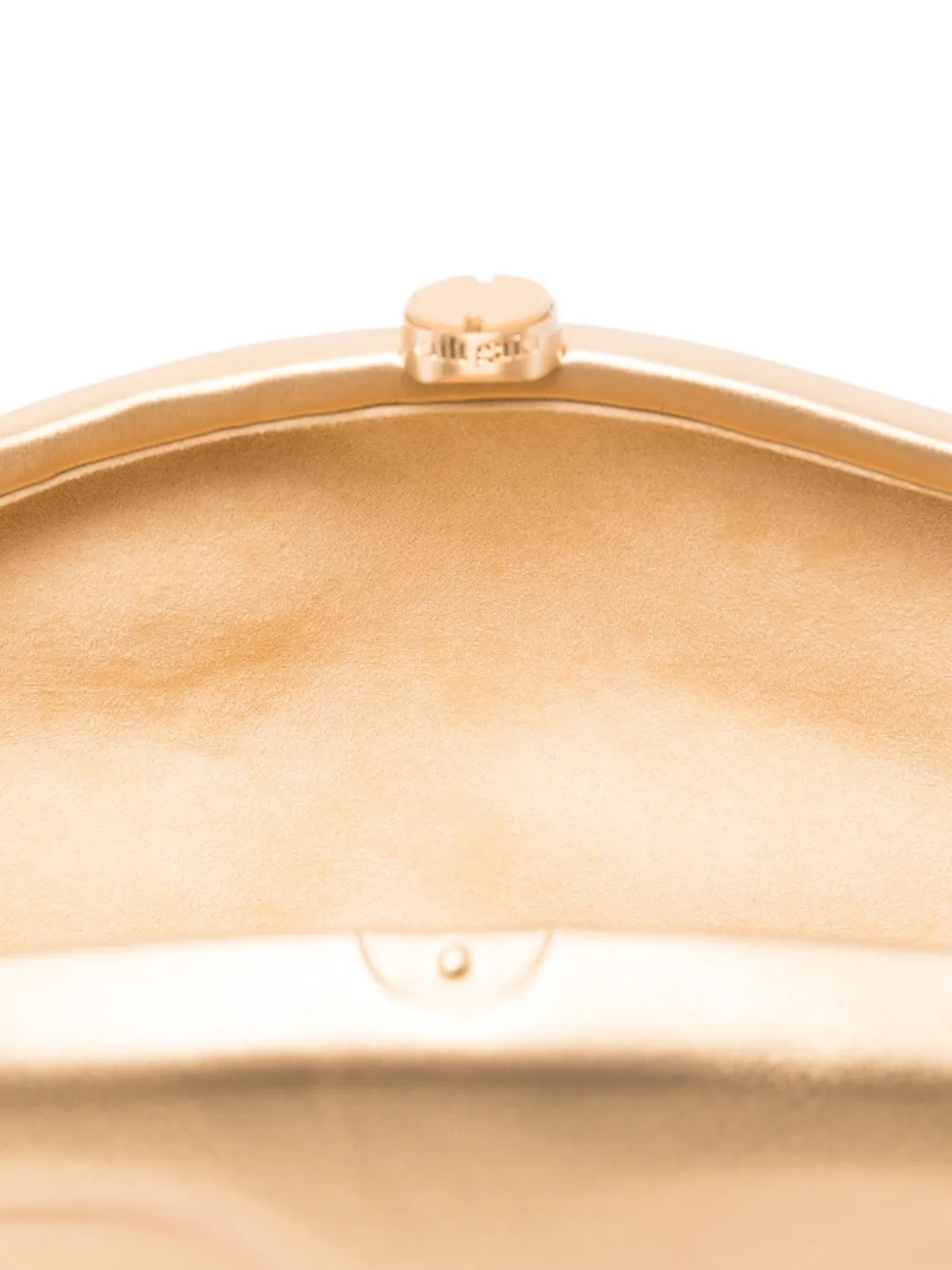 Cult Gaia Caldera leren clutch Goud