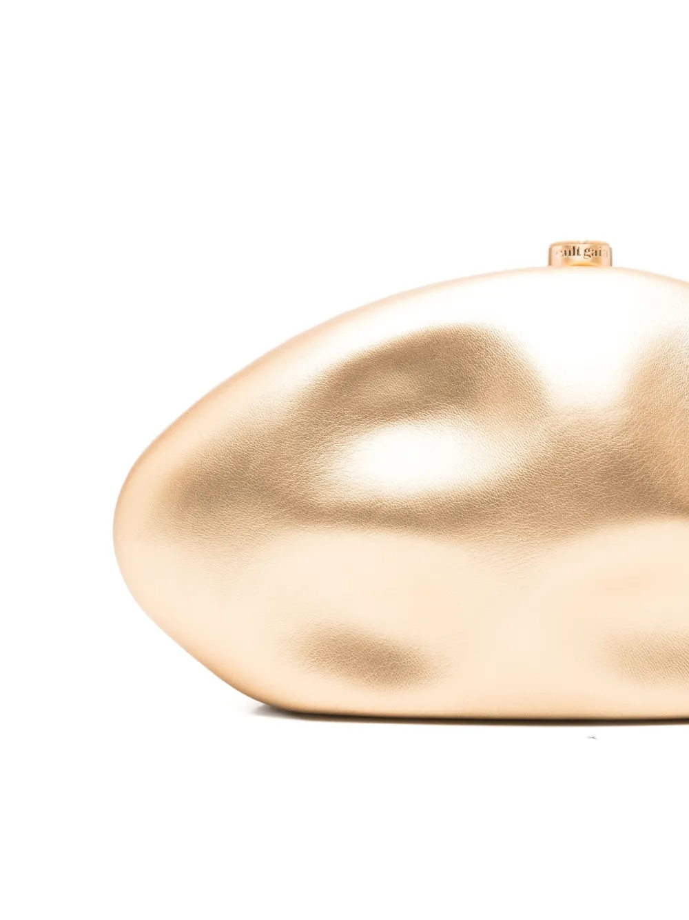 Cult Gaia Caldera leren clutch Goud