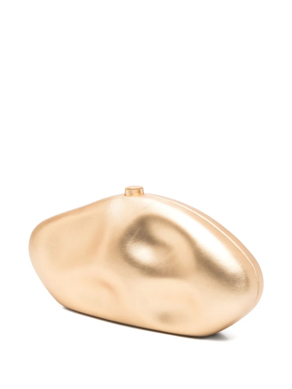 Cult Gaia Caldera leren clutch Goud