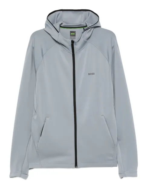 BOSS zip-front hoodie