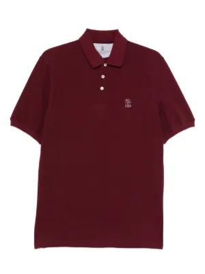 メンズ 向け ナイト ニット ポロシャツ | Brunello Cucinelli