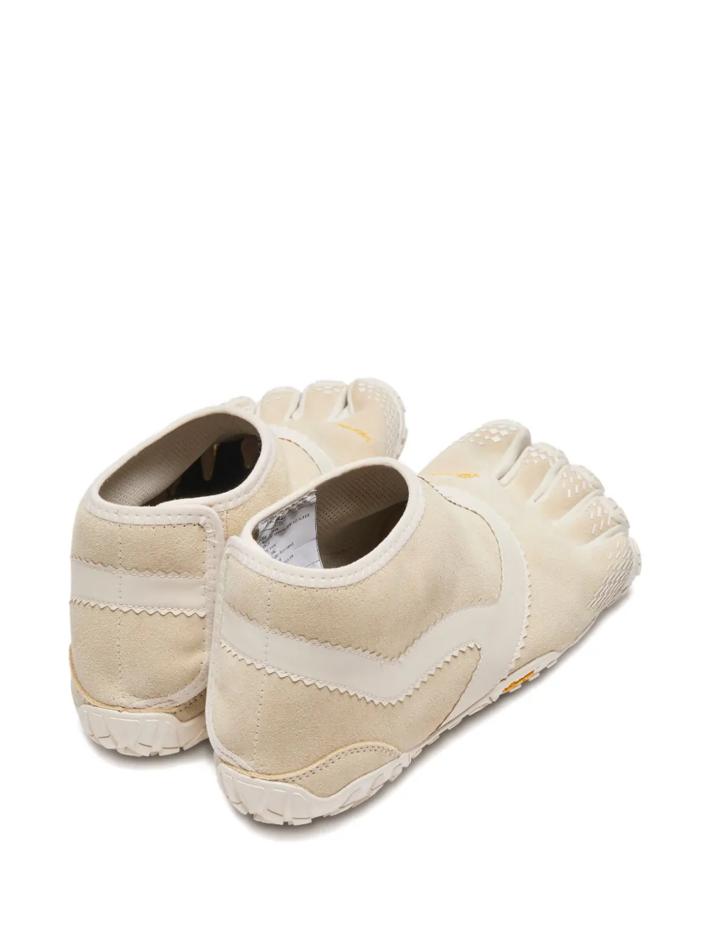 SUICOKE VFF suede five-toe trainers Neutrals