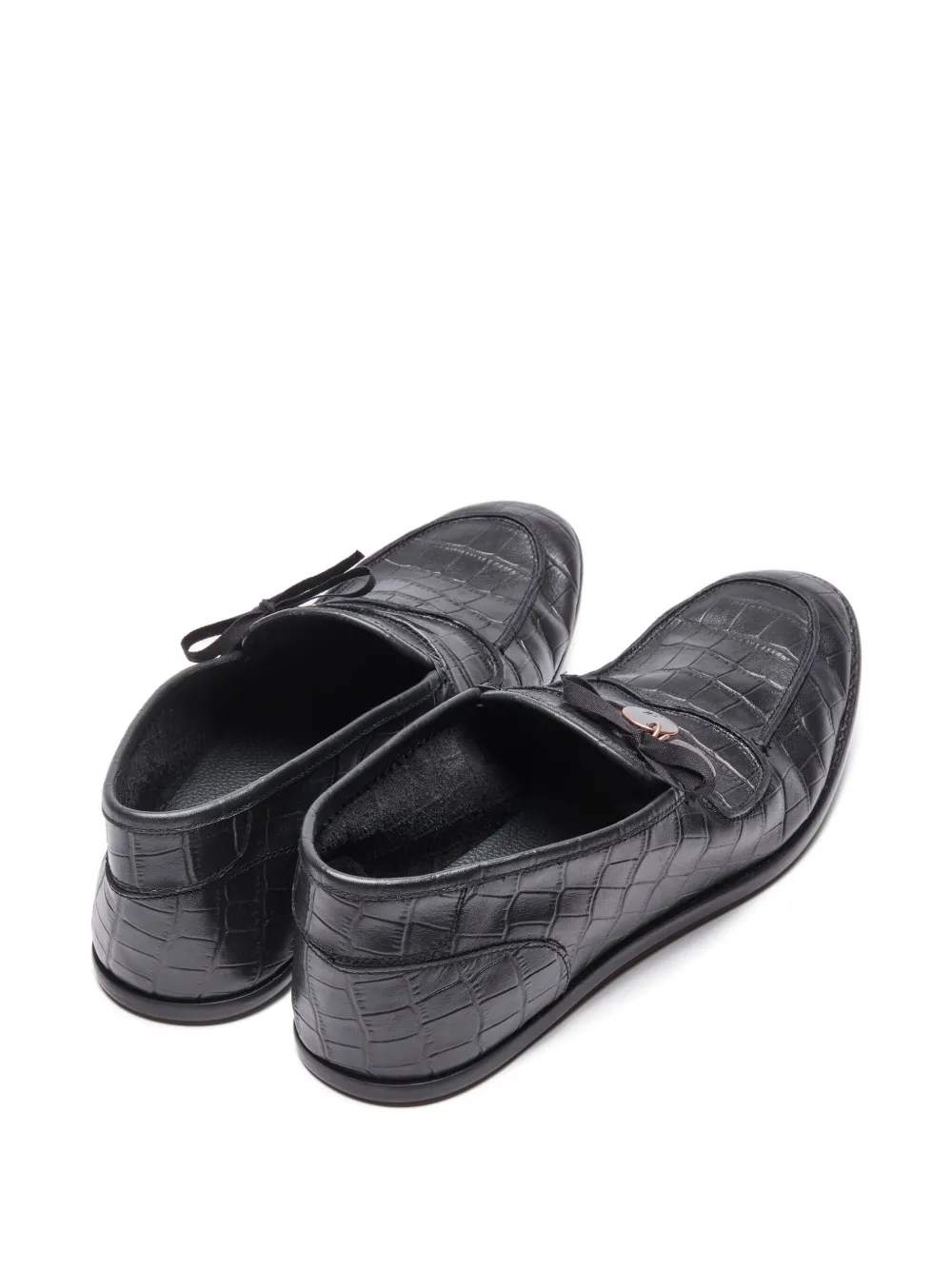 Suicoke Loafers verfraaid met munt Zwart