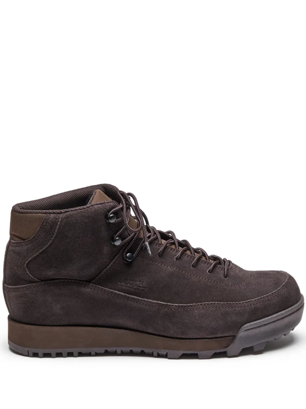 Suicoke lace-up suede boots Brown