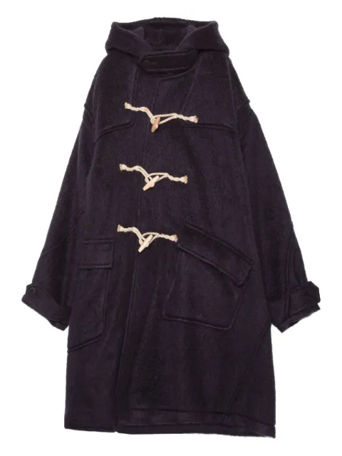 Yoshiokubo hooded toggle coat