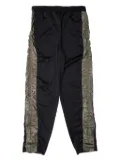 Yoshiokubo ruched track pants - Black