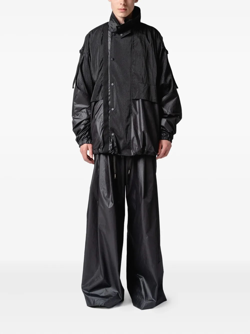 Yoshiokubo panelled drawstring jacket | Sport Jackets & Windbreakers | Image 2