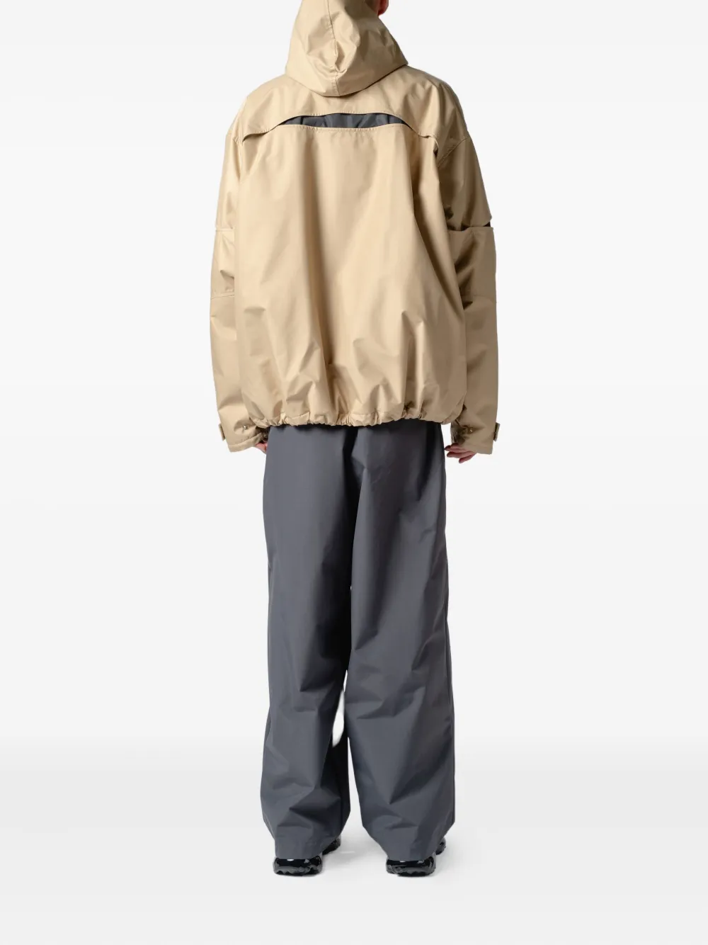 Yoshiokubo Kapuzenjacke Mit Einsätzen In Brown
