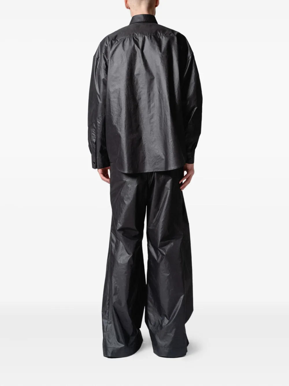 Yoshiokubo Hemd Mit Abstraktem Print In Black
