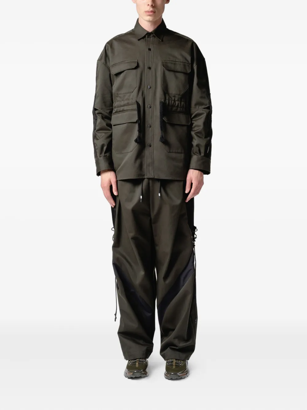 Yoshiokubo drawstring pocket shirt | Shirt Jackets | Image 2