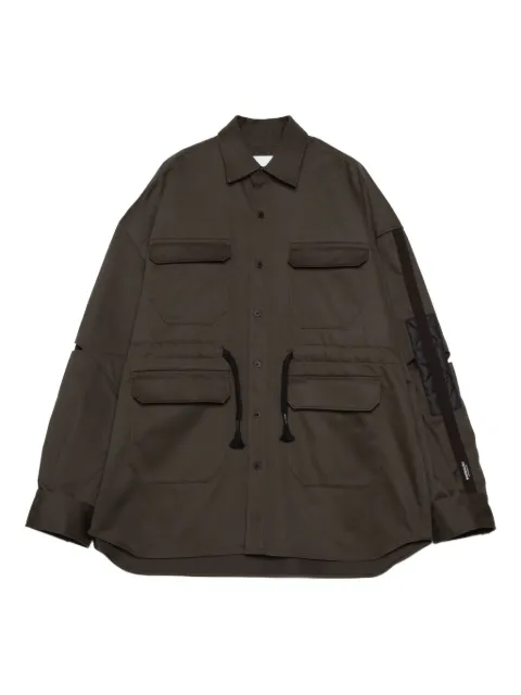 Yoshiokubo drawstring pocket shirt