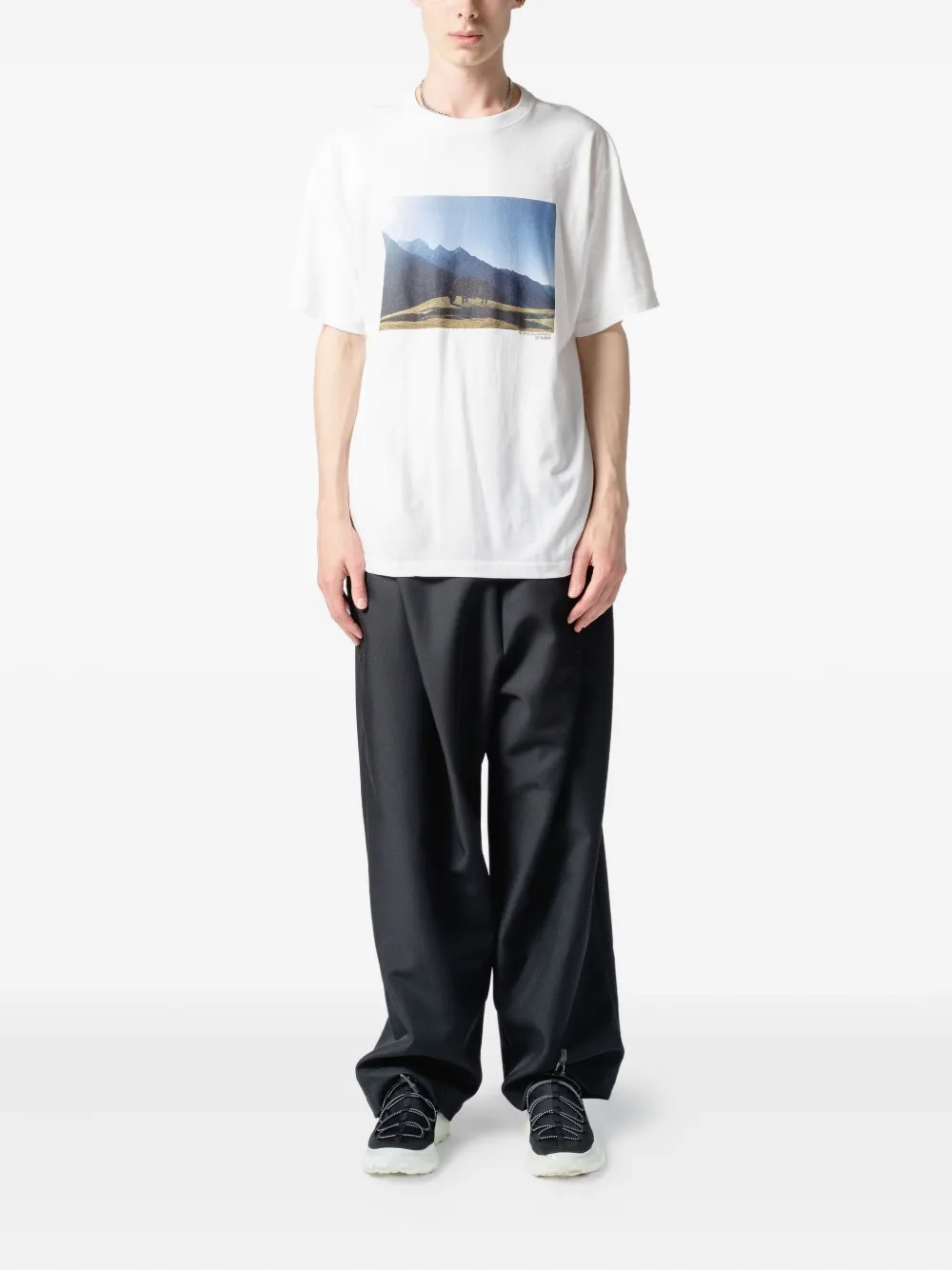 Yoshiokubo landscape-print T-shirt | T-Shirts | Image 2