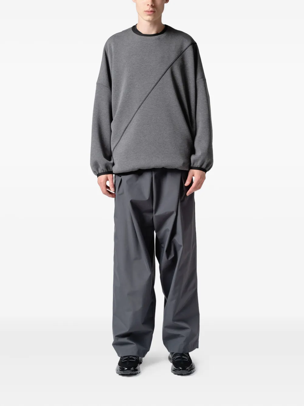 Yoshiokubo Sweatshirt Mit Ziernaht In Gray