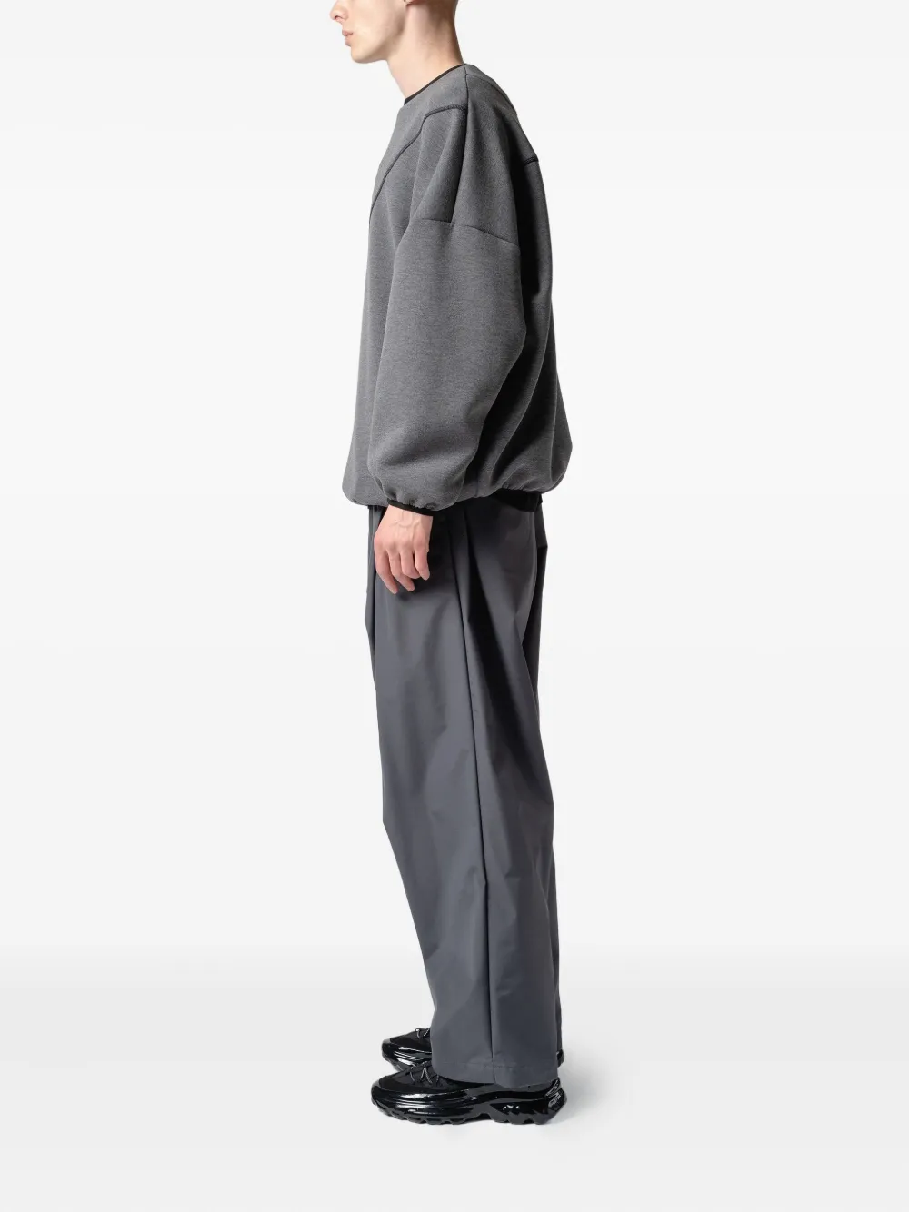 Yoshiokubo Sweatshirt Mit Ziernaht In Gray