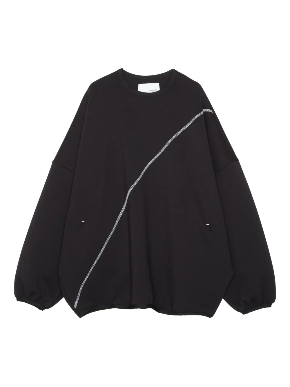 Yoshiokubo contrast-stitch sweatshirt | Black | Image 1