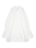 Yoshiokubo gathered-sleeve shirt - White