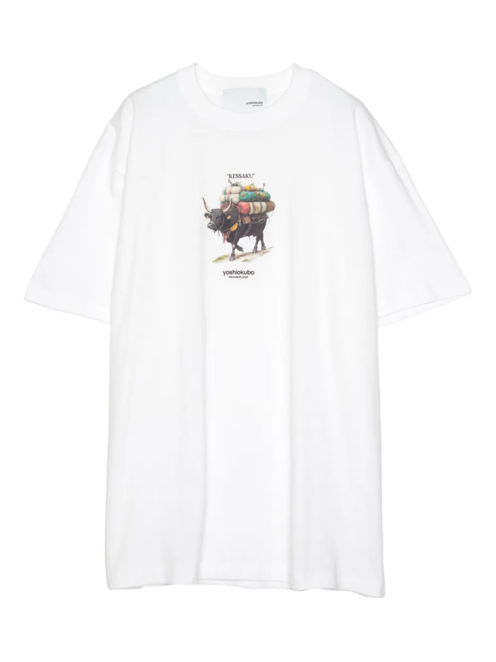 Yoshiokubo Yak Cotton T-shirt In White