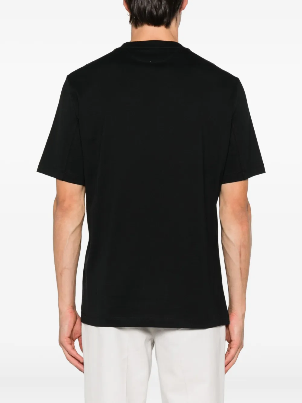 Brunello Cucinelli Katoenen T-shirt met grafische print Zwart