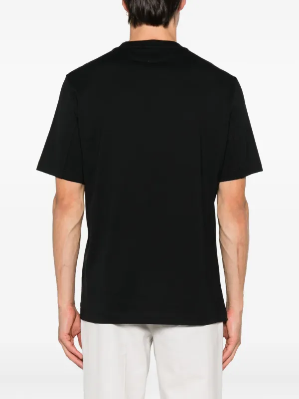 Brunello Cucinelli graphic-print Cotton T-shirt | Black