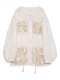 Muller Of Yoshiokubo Grass textured jacket - Neutrals