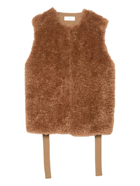 Muller Of Yoshiokubo Boa fleece gilet