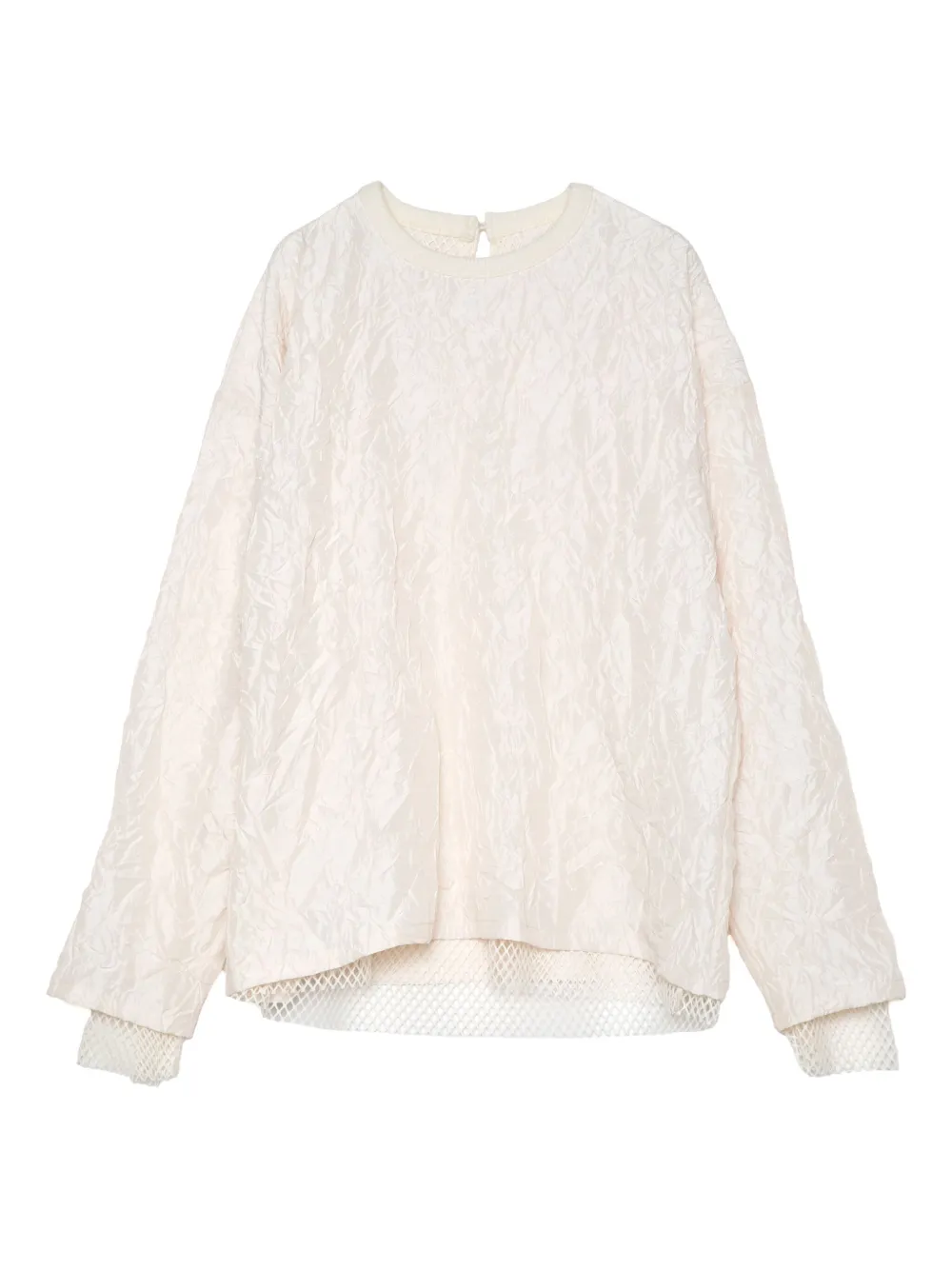 Muller Of Yoshiokubo Mesh Reversible Top In Neutral