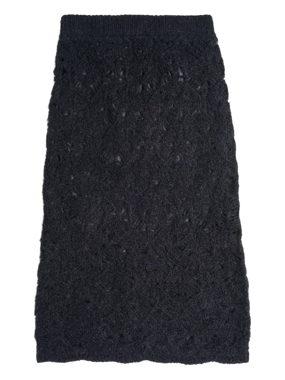 Muller Of Yoshiokubo openwork midi skirt | Black | Image 1