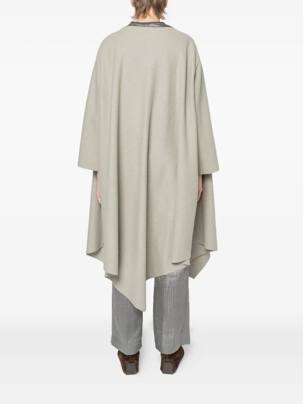 Muller Of Yoshiokubo Asymmetrische wikkeljurk Groen