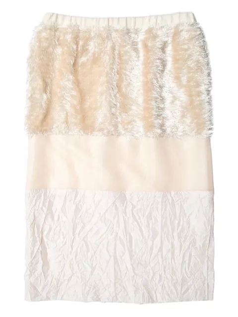 Muller Of Yoshiokubo Grass Line panelled skirt