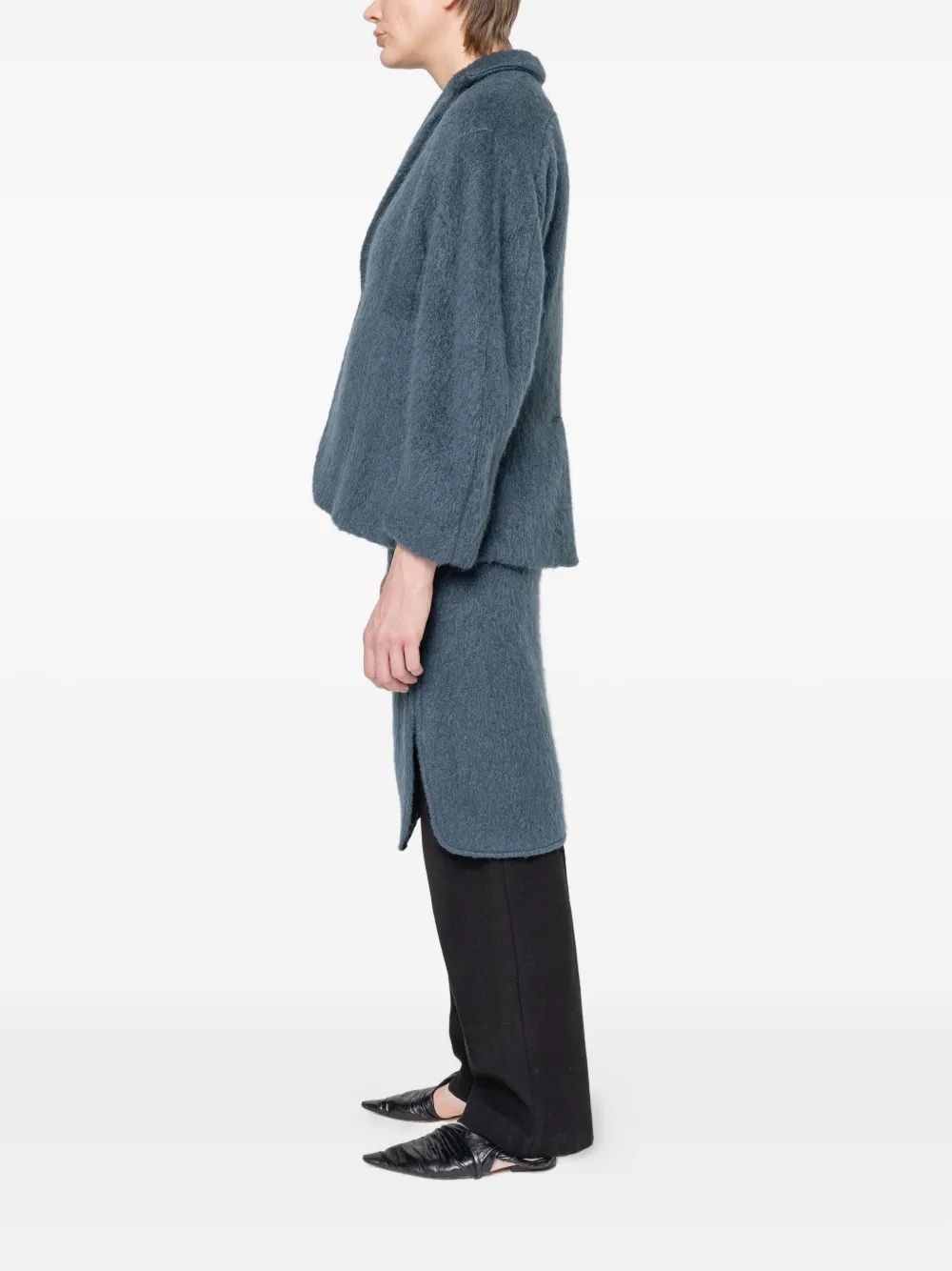 Muller Of Yoshiokubo Jack met dubbele rij knopen Blauw