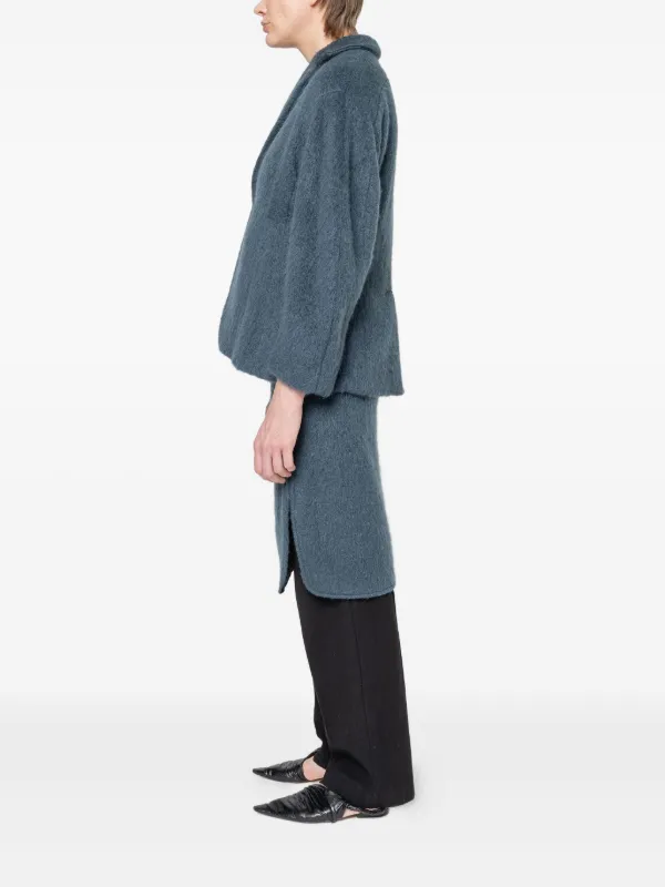 muller of yoshiokubo ファージャケット Muller Of Yoshiokubo ダブルジャケット | ブルー | FARFETCH JP