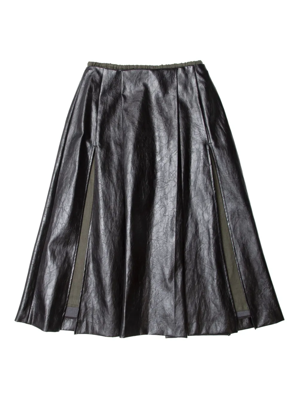 Muller Of Yoshiokubo pleated midi skirt | Black | Image 1