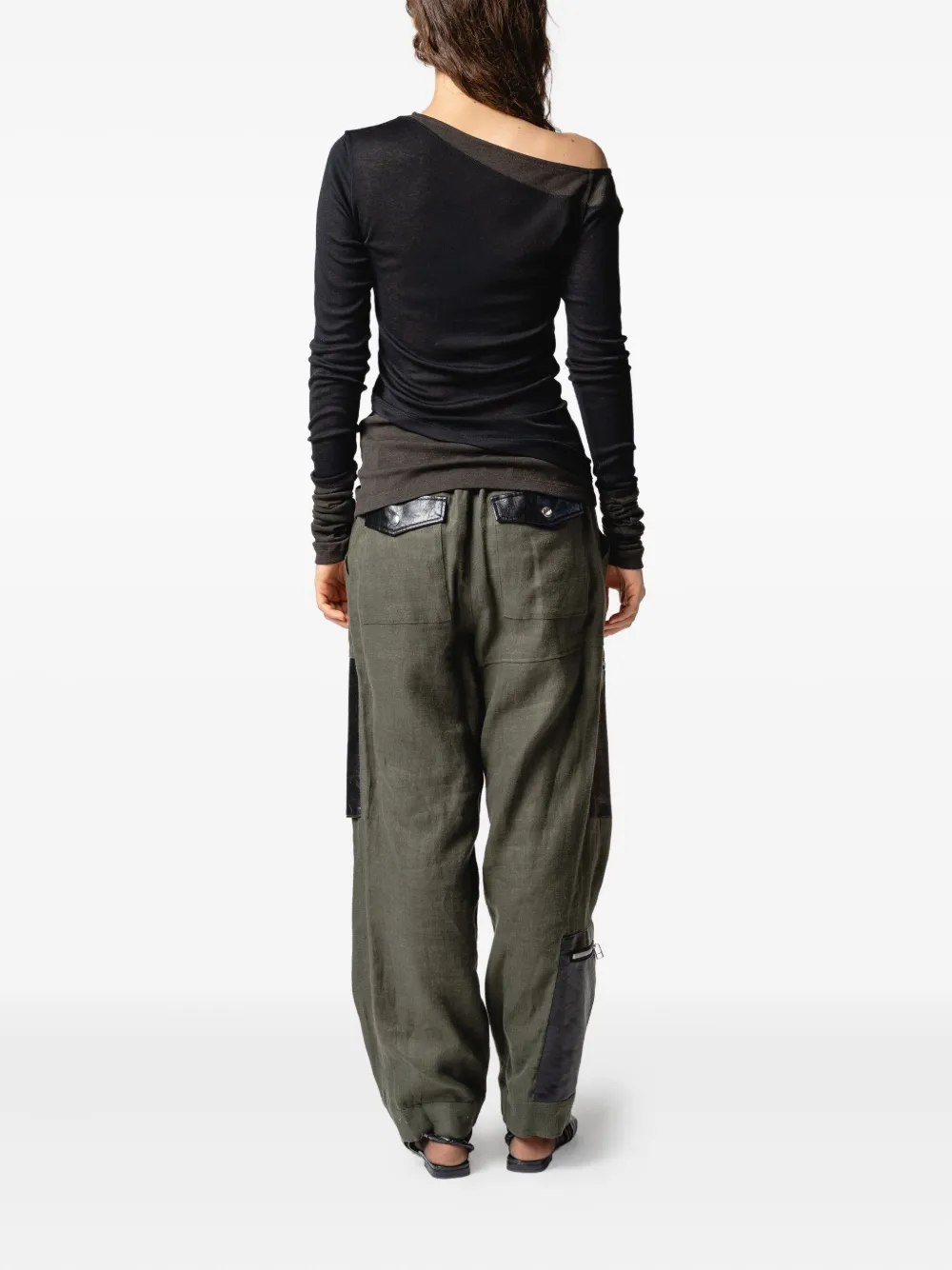 Muller Of Yoshiokubo Asymmetrische top Zwart