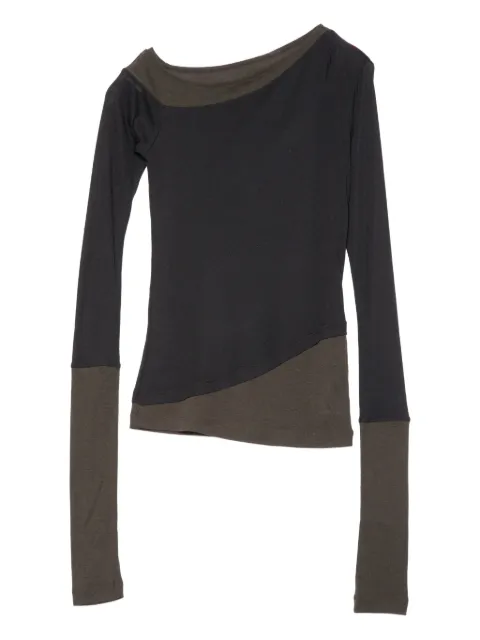 Muller Of Yoshiokubo asymmetric long-sleeve top