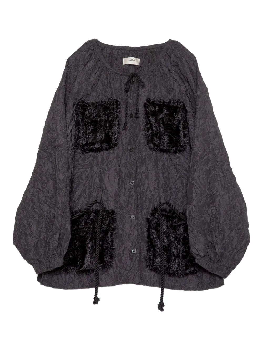 Muller Of Yoshiokubo flap-pocket jacket | Black | Image 1