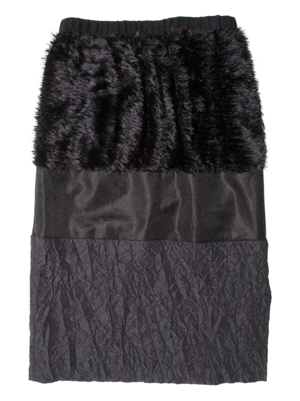 Muller Of Yoshiokubo panelled-design midi skirt | Black | Image 1