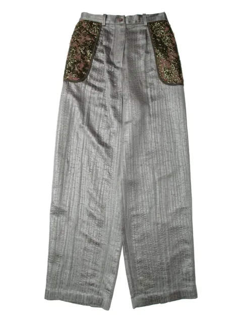 Muller Of Yoshiokubo Radiant sequin-embellished trousers