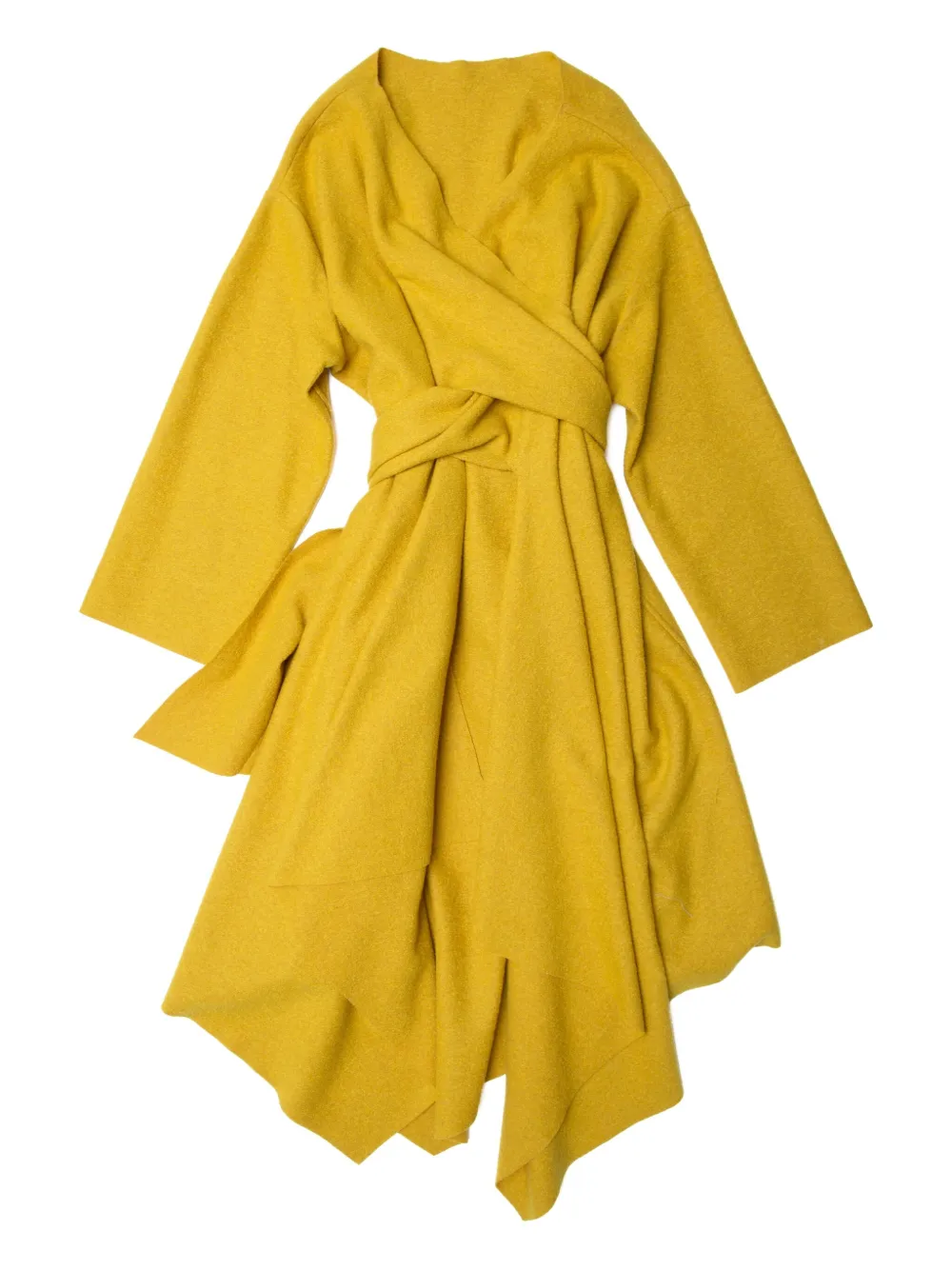 Muller Of Yoshiokubo asymmetric wrap dress | Yellow | Image 1