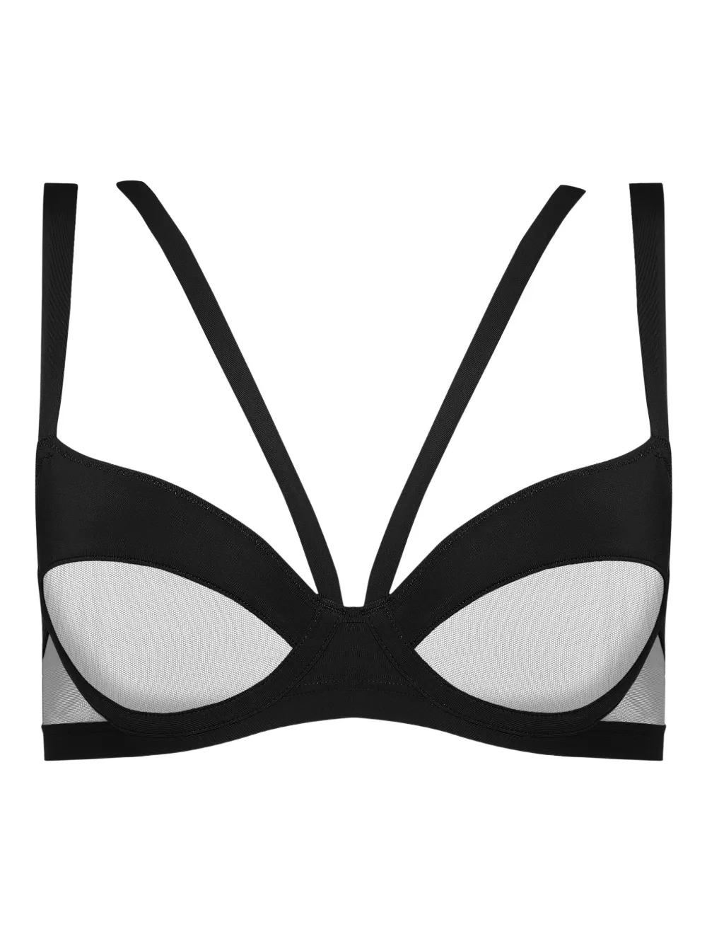 Maison Close Pure Tentation Balconette bra - Nero